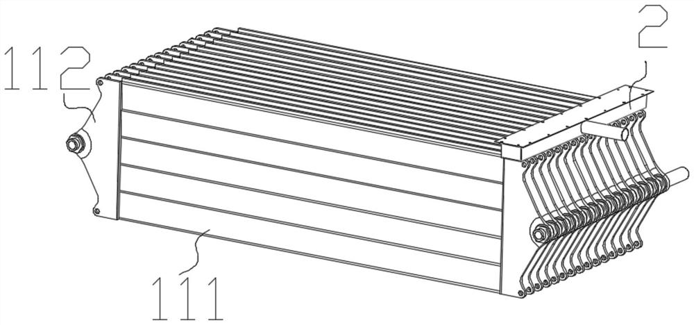 A falling film air cooler and wastewater treatment process based on evaporative air cooling technology