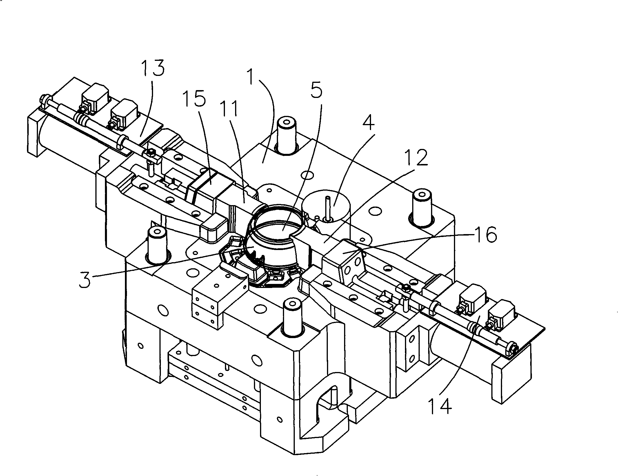 Cast die tool of multi-bottom pan and technique for producing multi-bottom pan using the die