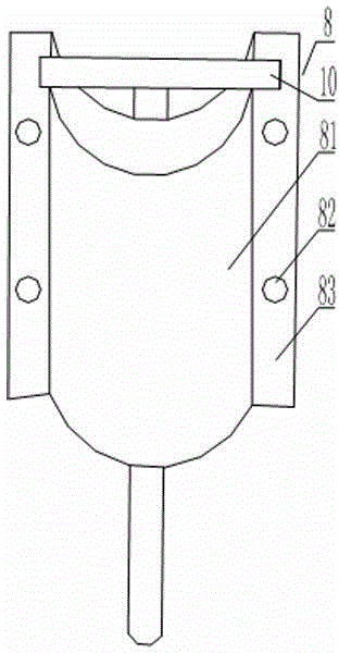 Fixing device for biological centrifuge tube