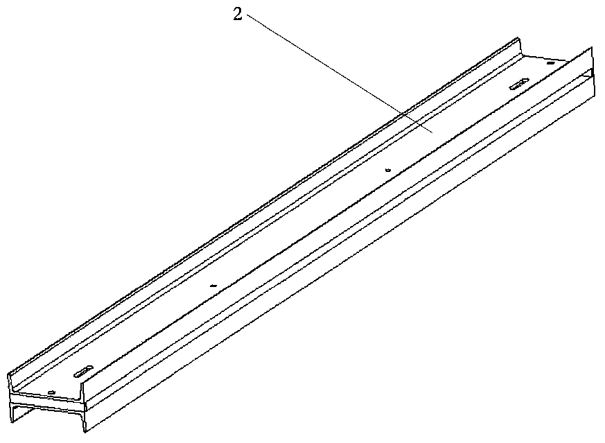 A pressure test device for fuselage panel