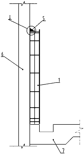 The installation structure and construction method of the temporary waterproof device when the shield reaches the non-main structure