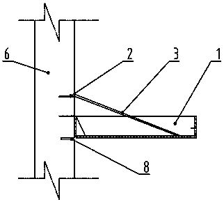 The installation structure and construction method of the temporary waterproof device when the shield reaches the non-main structure