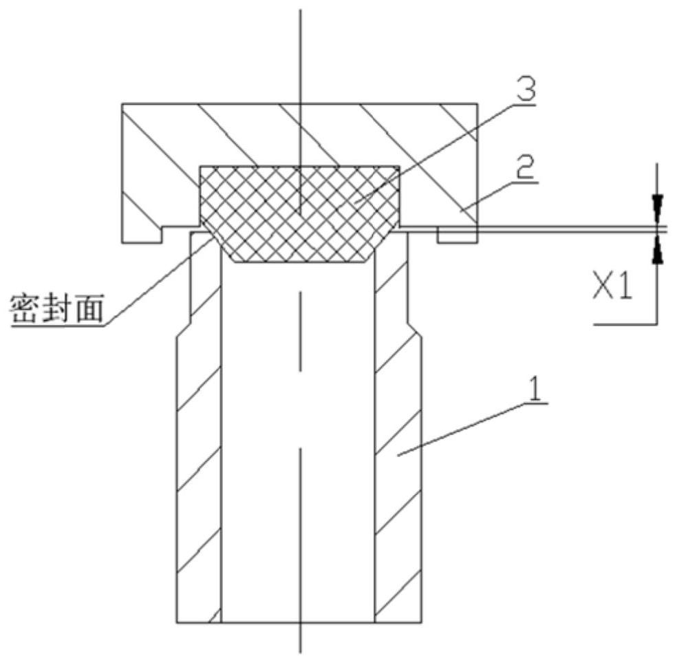 A double-cone sealing structure for safety valve and its application