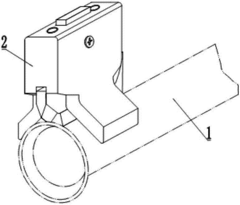 Conduit expanding part arc radius detection device