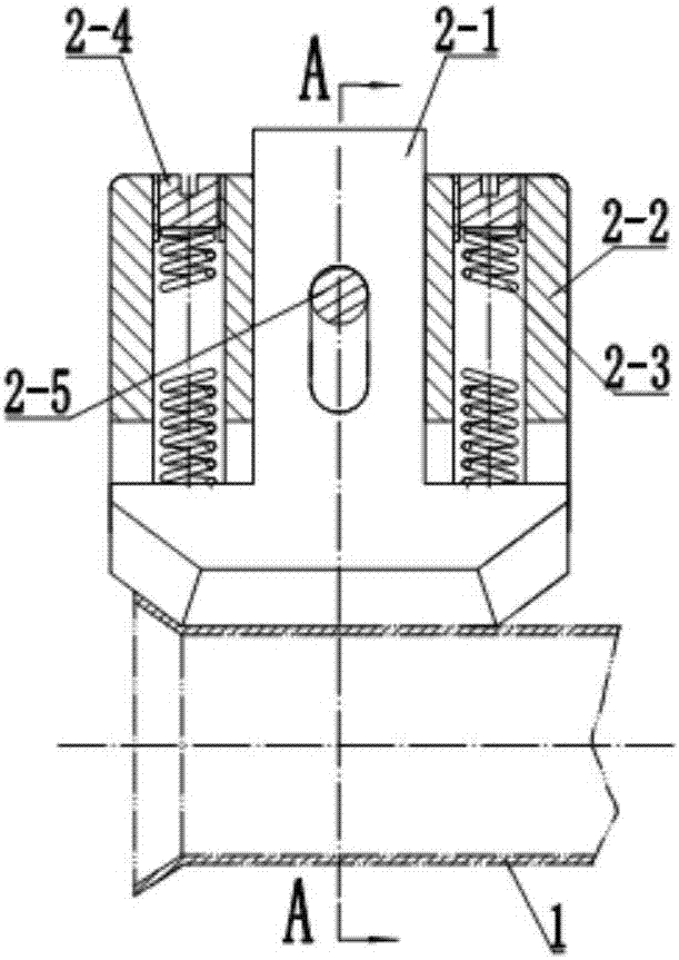 Conduit expanding part arc radius detection device