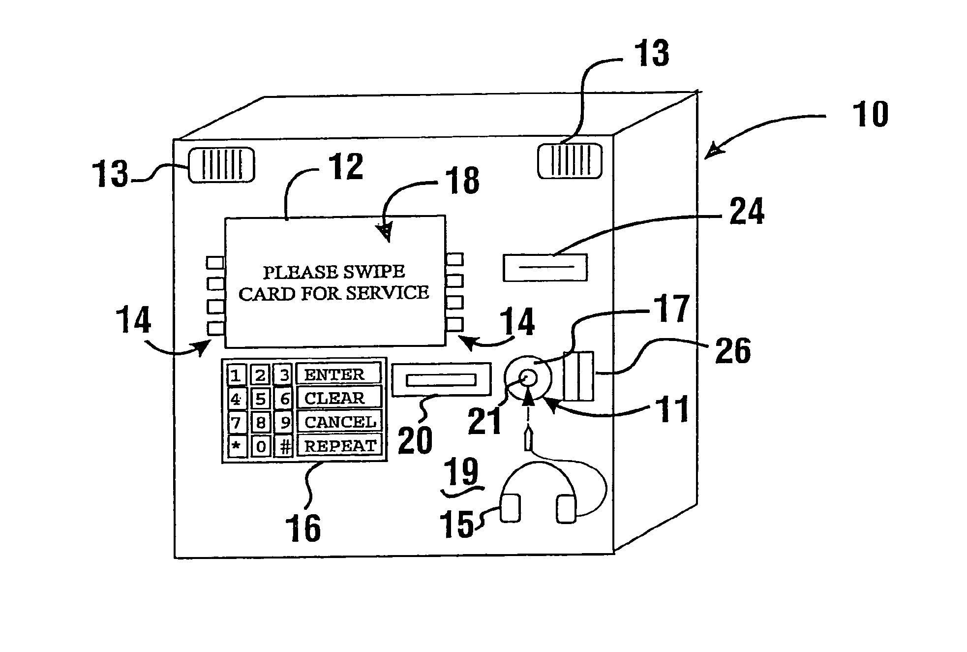 Automated banking machine that operates responsive to data bearing records