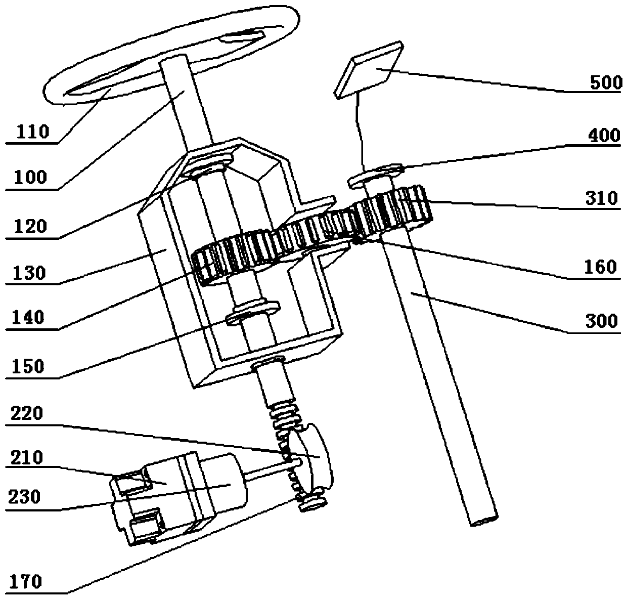 Silent steering wheel and control method thereof