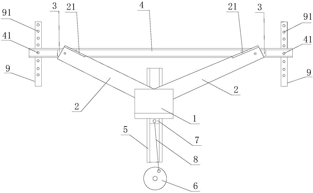 Transverse splitting exercise device