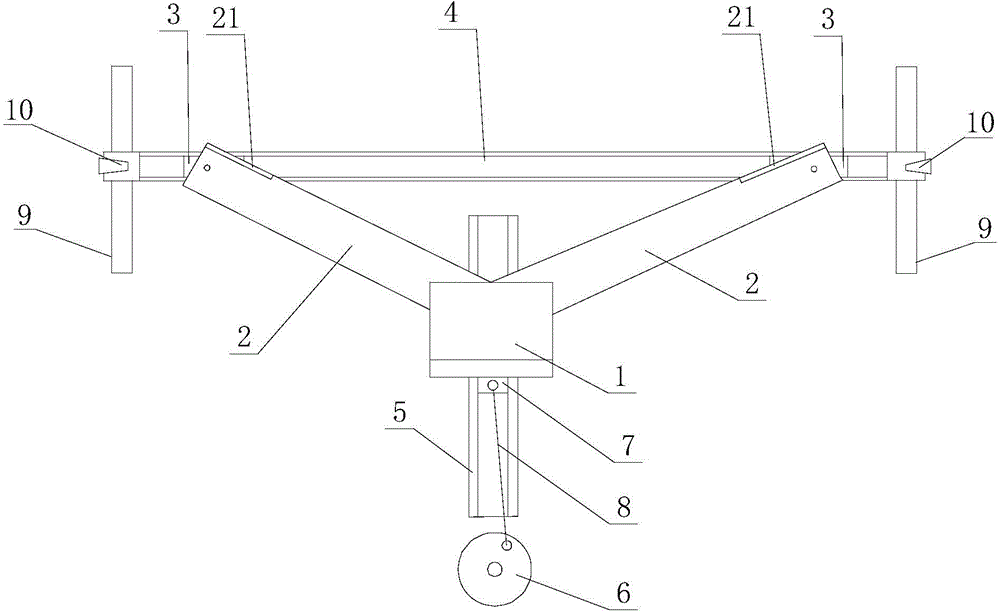 Transverse splitting exercise device