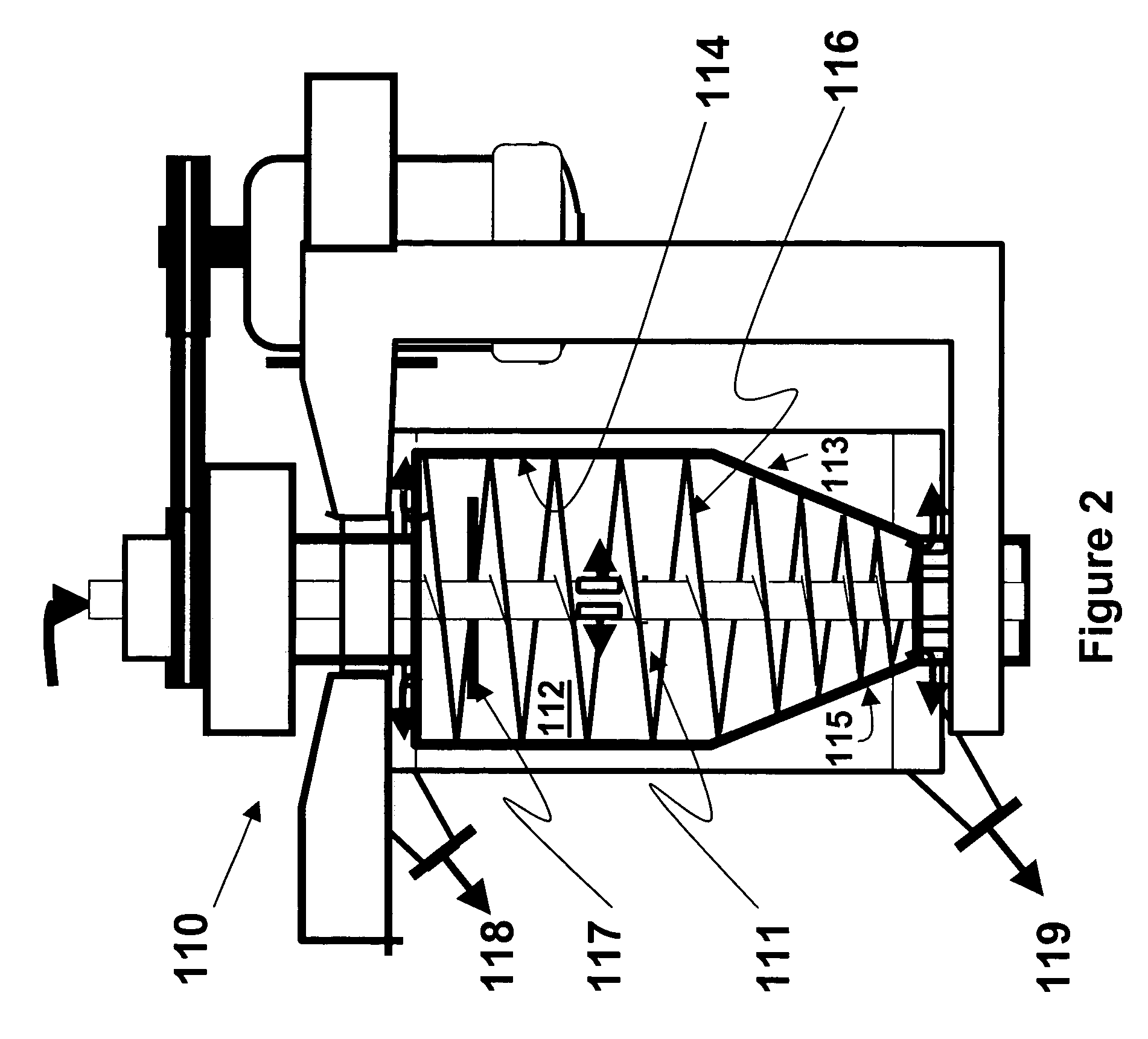 Separation system for the removal of fat, oil or grease from wastewater