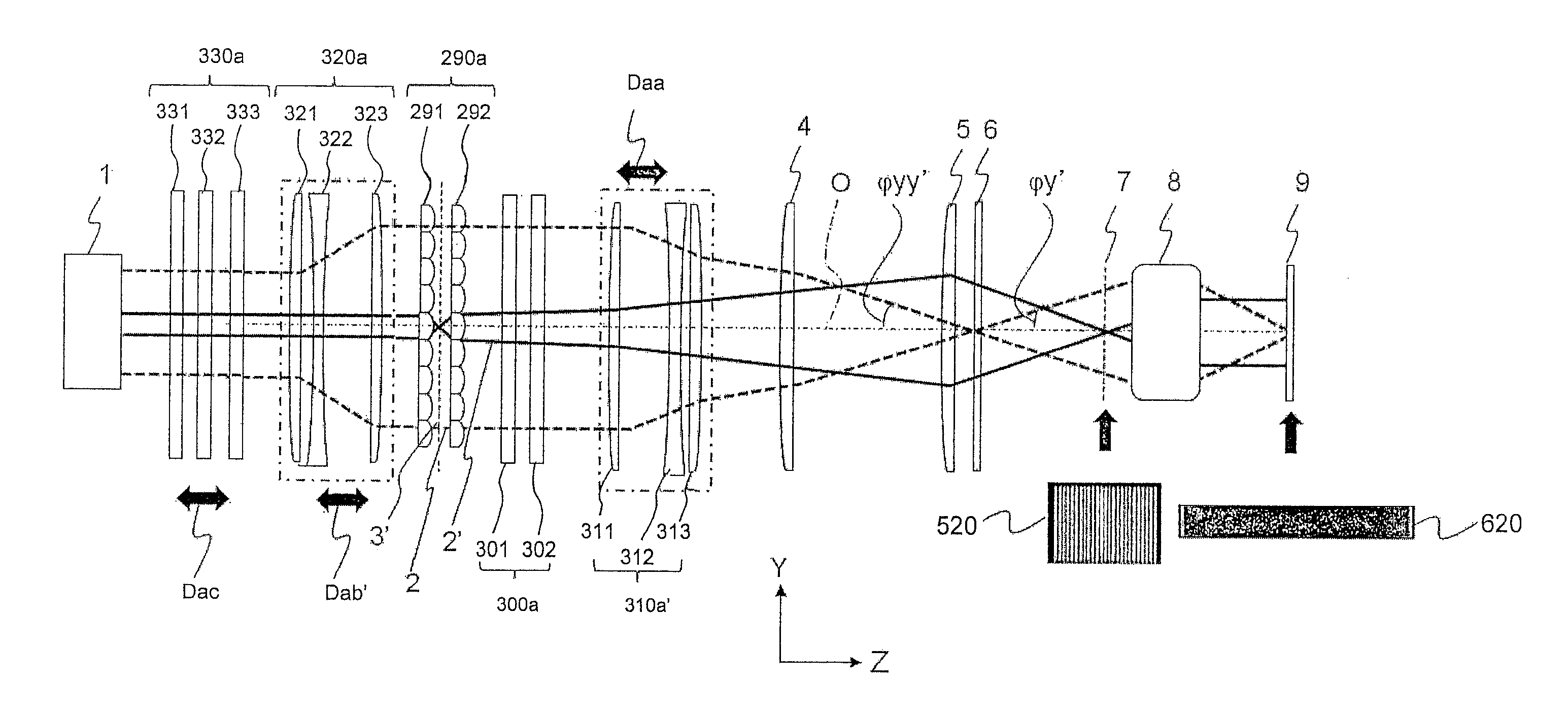 Adjustable Beam Size Illumination Optical Apparatus and Beam Size Adjusting Method