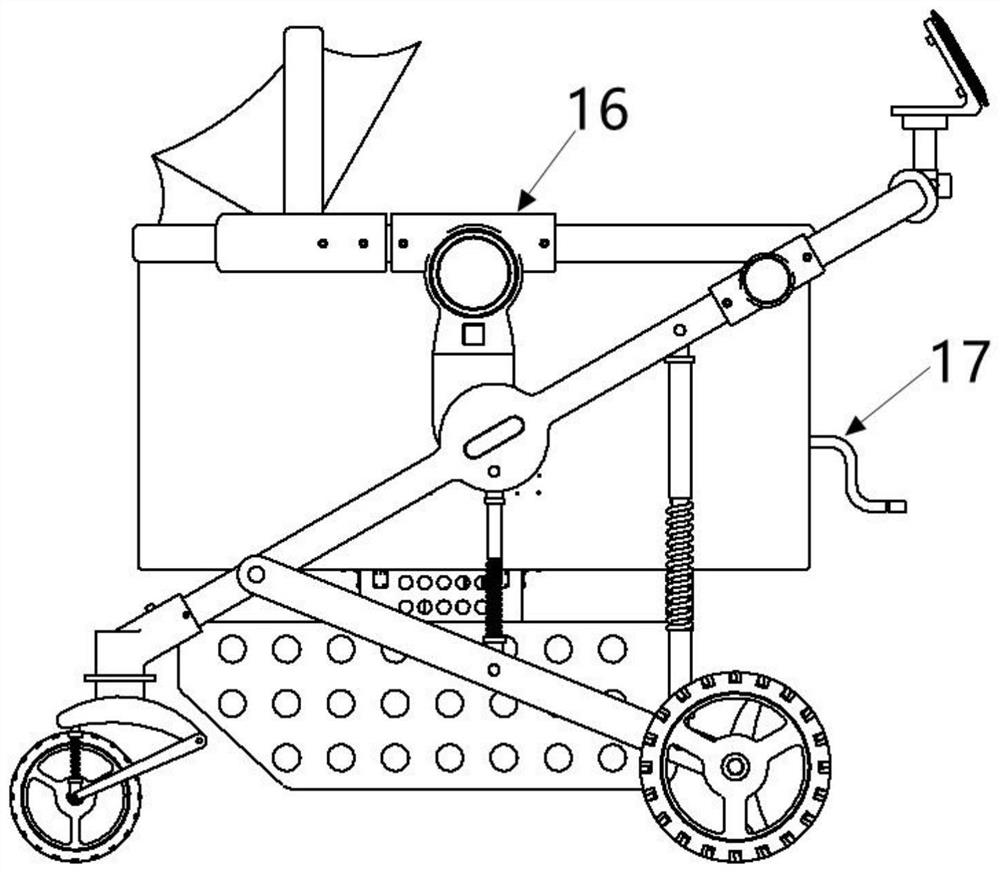 Children with cerebral palsy crawling rehabilitation training stroller