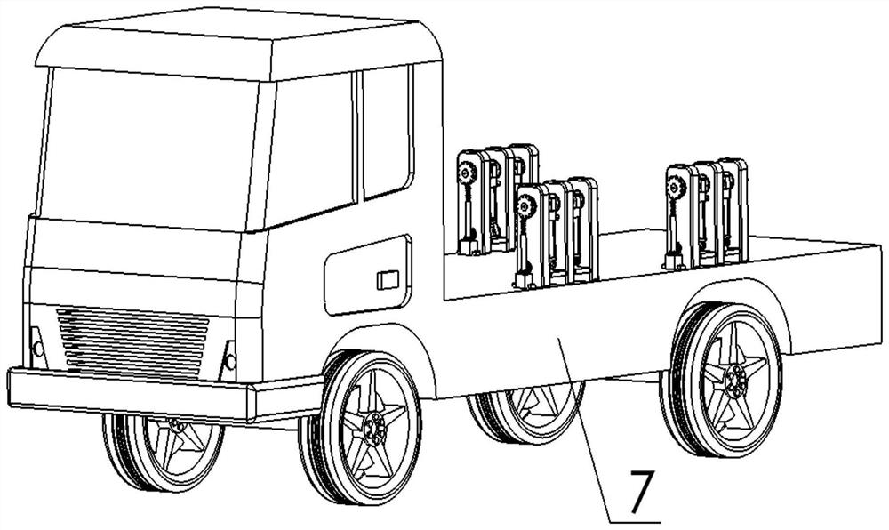 Truck rollover prevention device and rollover prevention method thereof