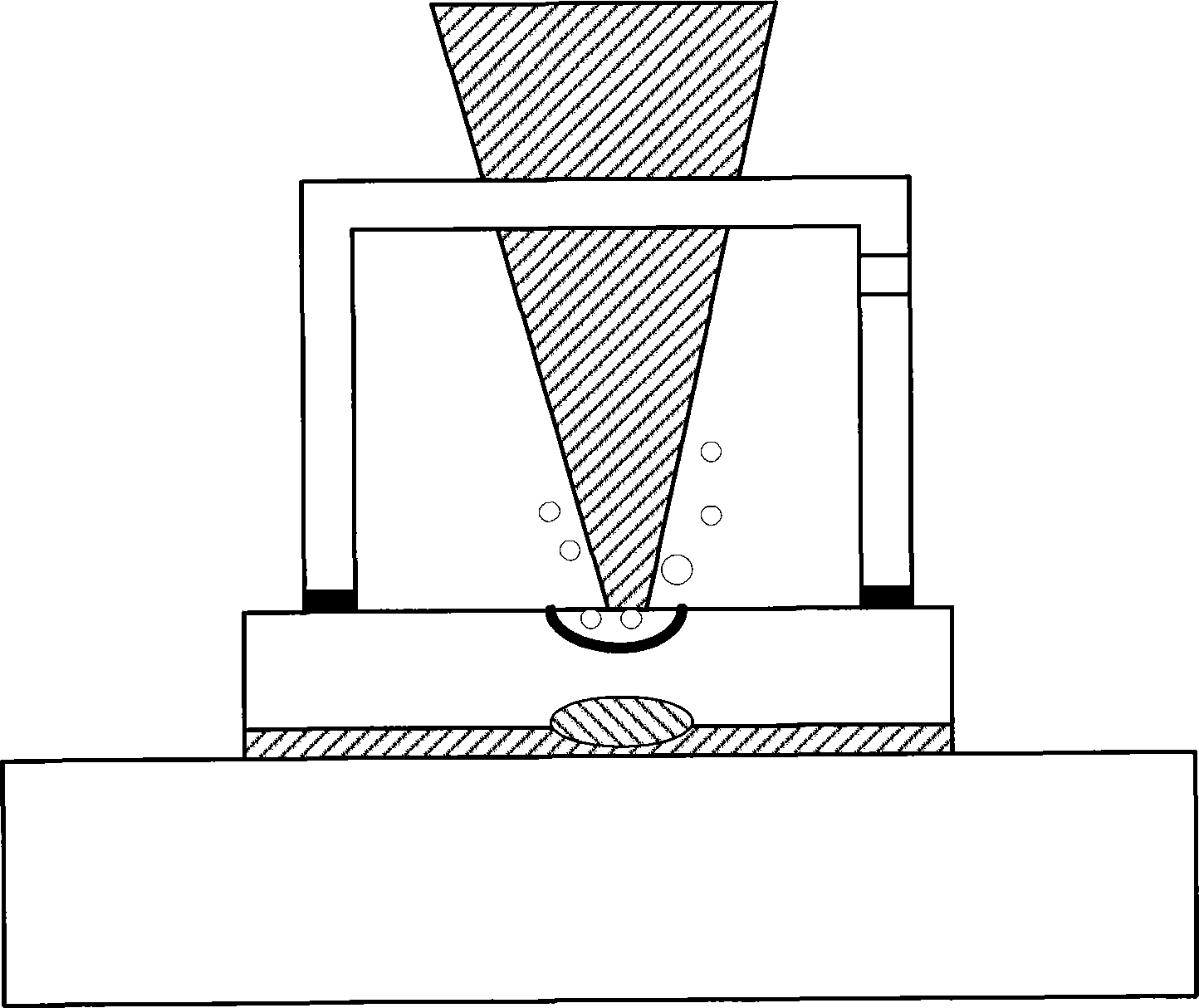 Foaming-assisted sheet metal laser precision boring method and device