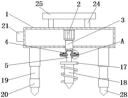 Agricultural hole digger