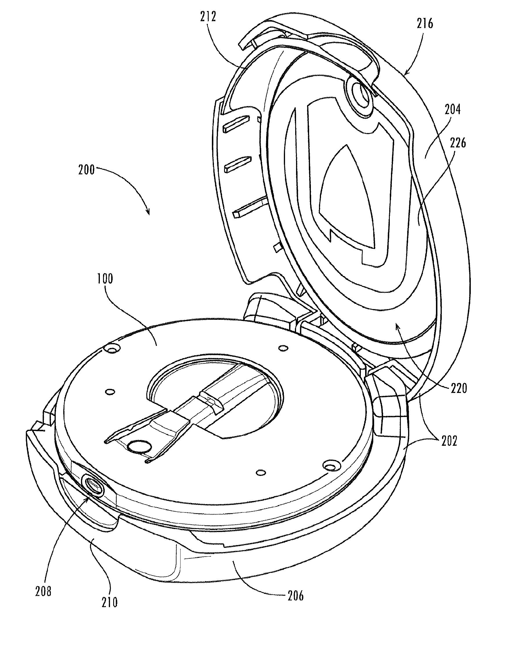 Multi-lancet cartridge and lancing device