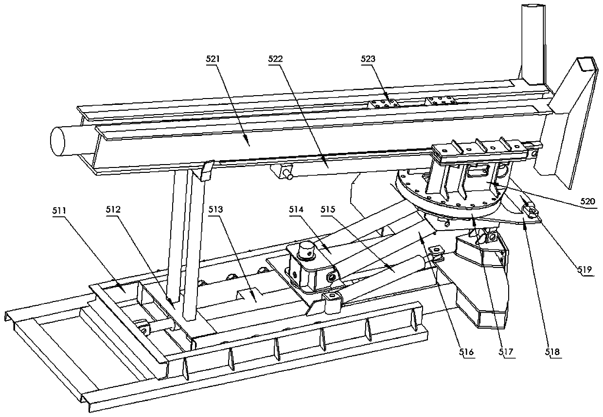 Impact power head and audio frequency power head integrated vehicle-mounted drilling machine