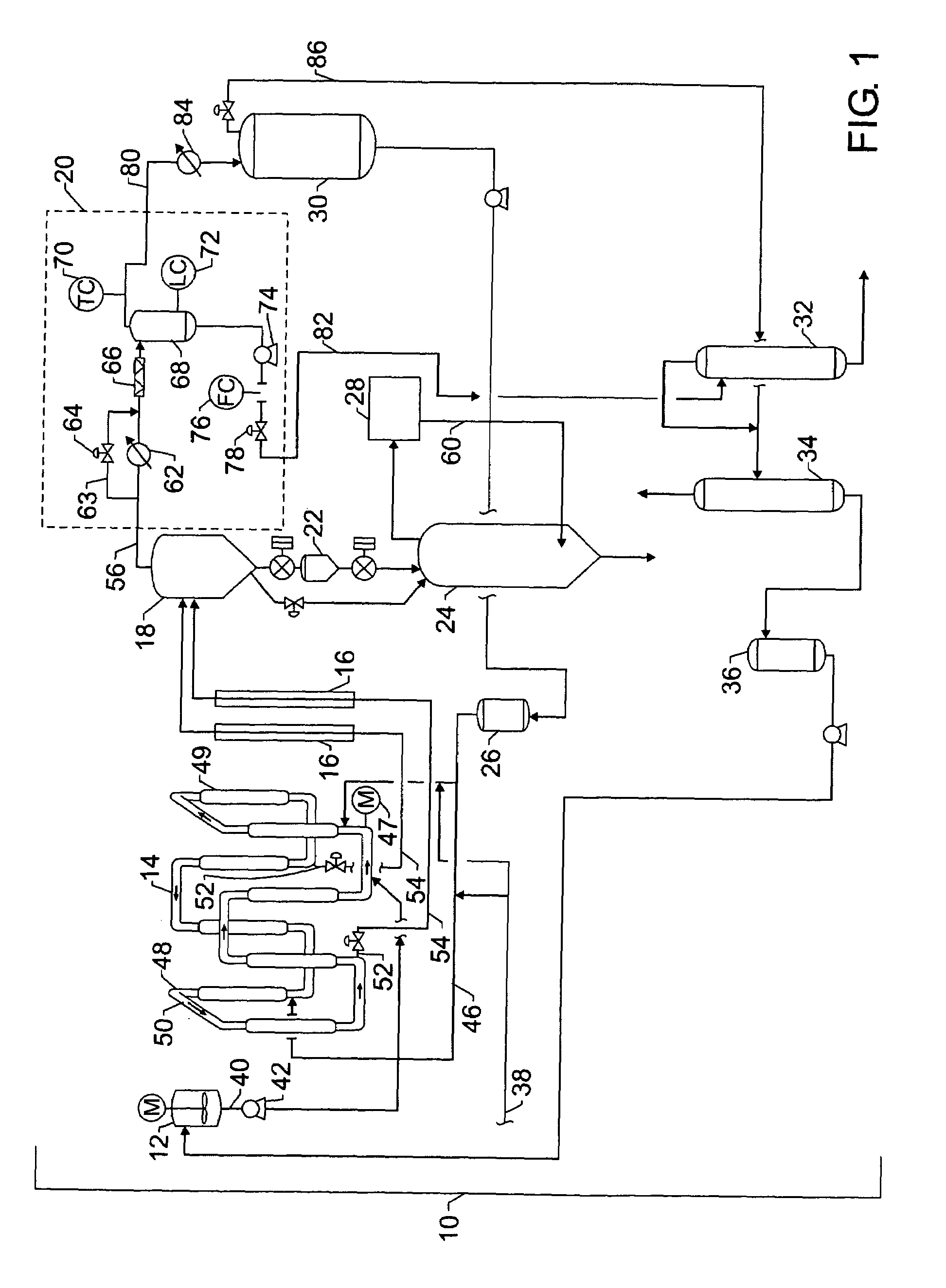 Process and system for removing heavies from diluent recycled to a slurry polymerization reactor