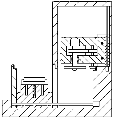 Processing and grinding device for rectangular steel bar