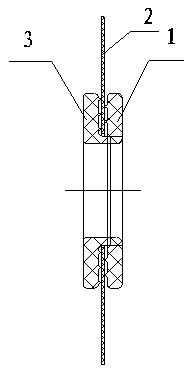 Filtration cloth bag for pressure filtration machine filtration, and molding method