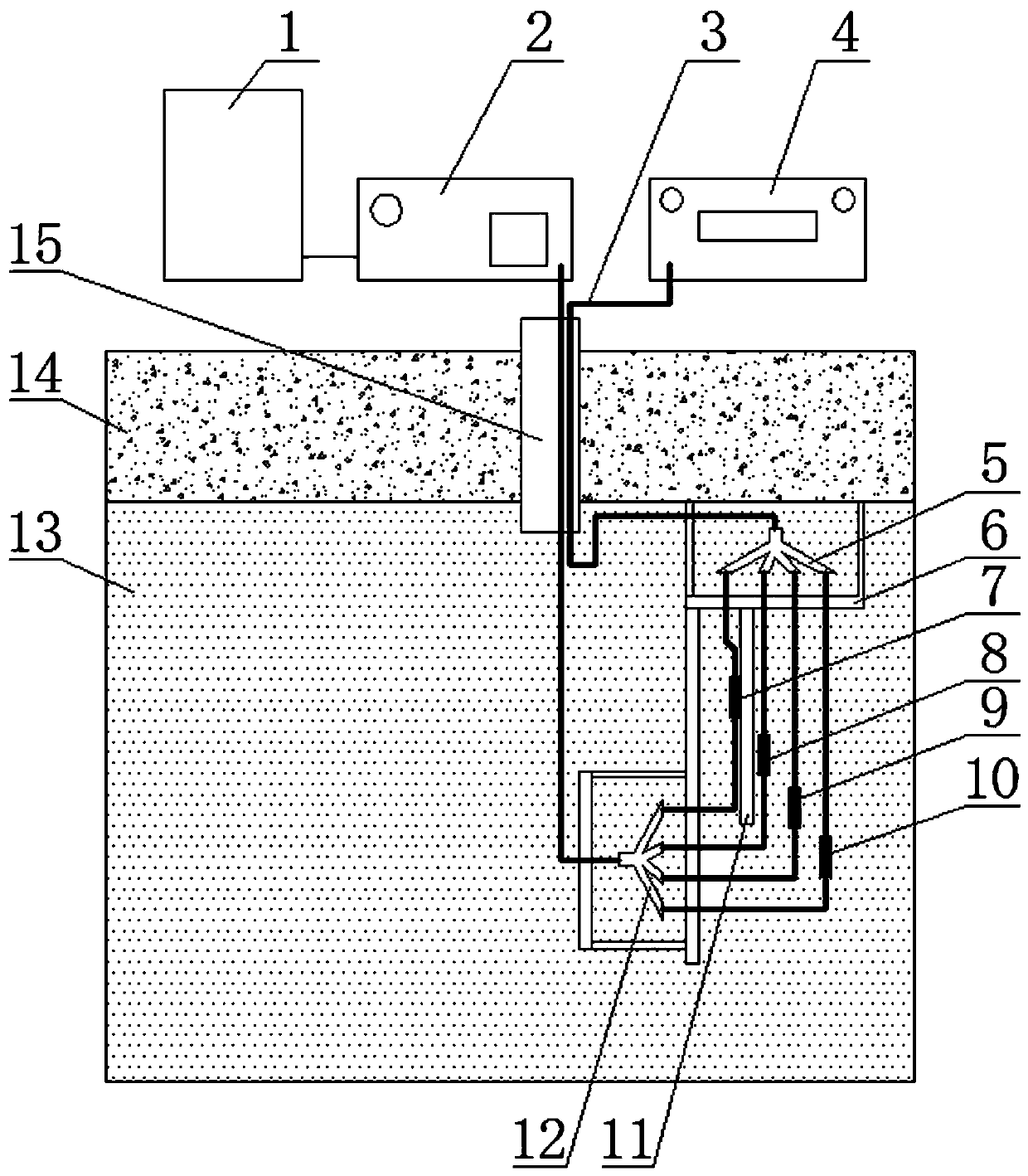 An experimental device for monitoring the kinetics of carbon dioxide, salt water and rock reactions