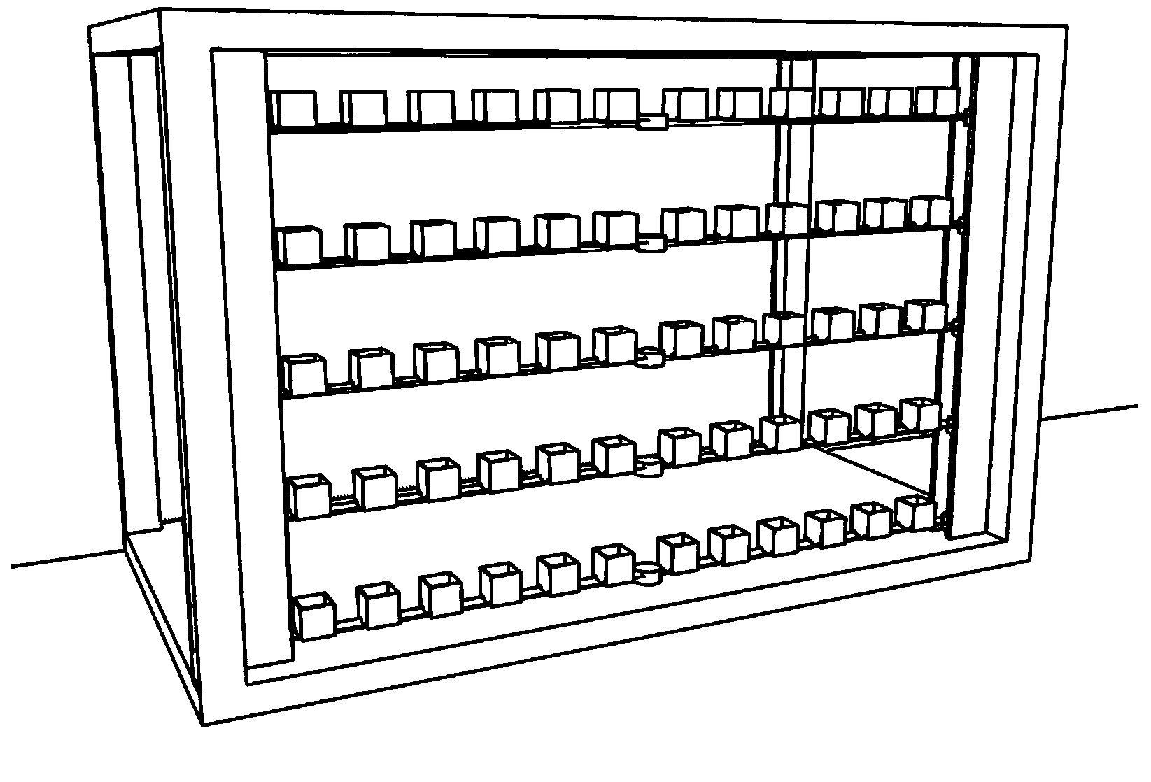 Three-dimensional intelligent balcony flower stand