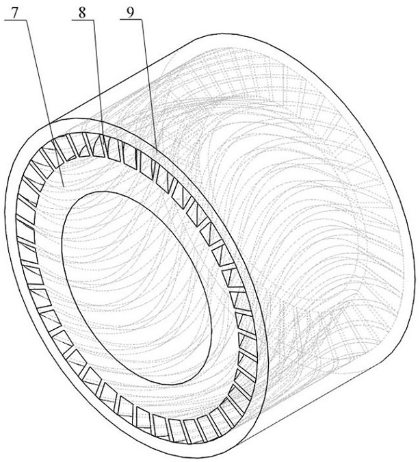 A back-bending progressively expanding refrigerated wave rotor capable of outputting shaft work