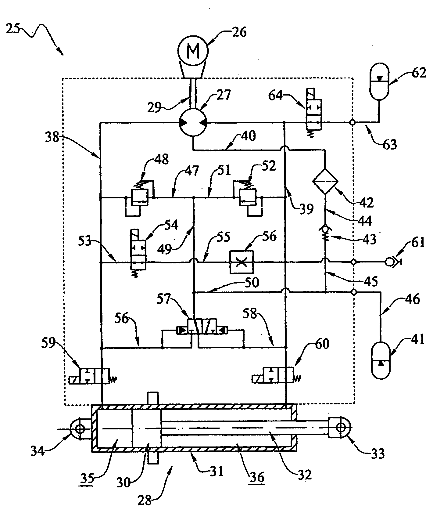 Electro-hydraulic actuator for controlling the pitch of a blade of a wind turbine