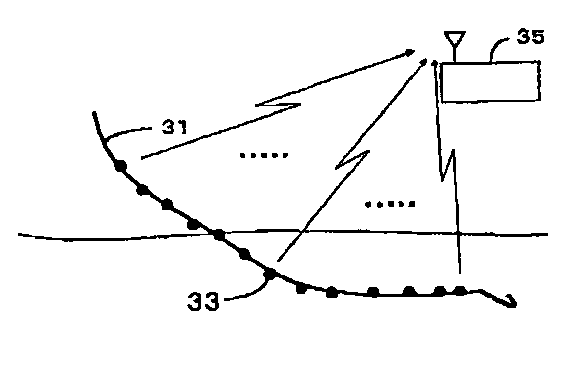 String wireless sensor and its manufacturing method