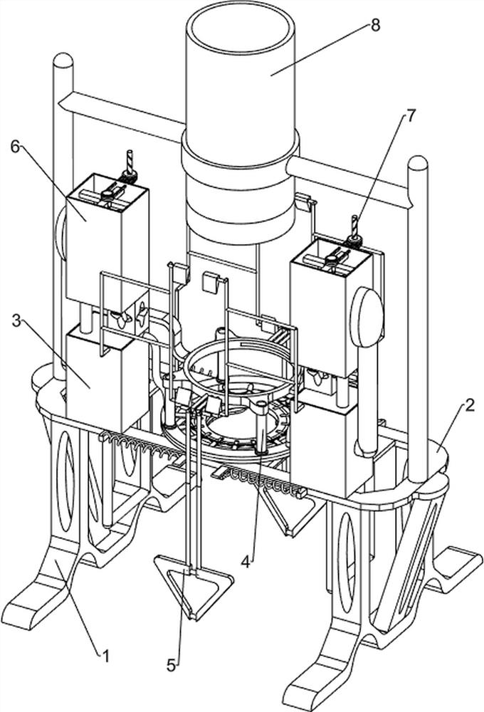 Anti-rust paint spraying device for scale prevention of steel drum