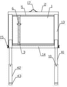 Mechanical drawing blackboard