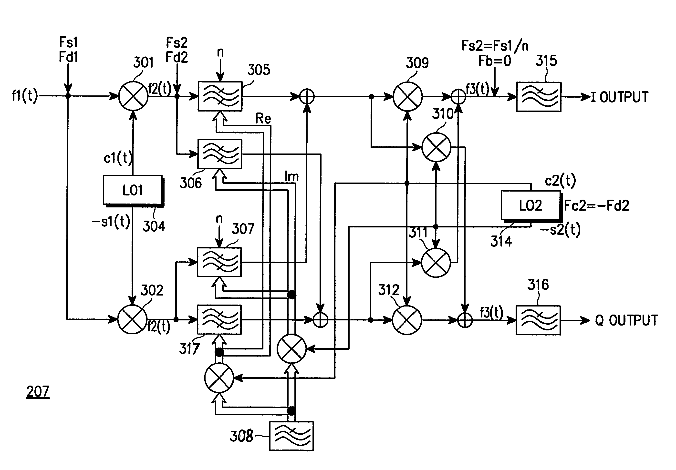 Digital down-converter