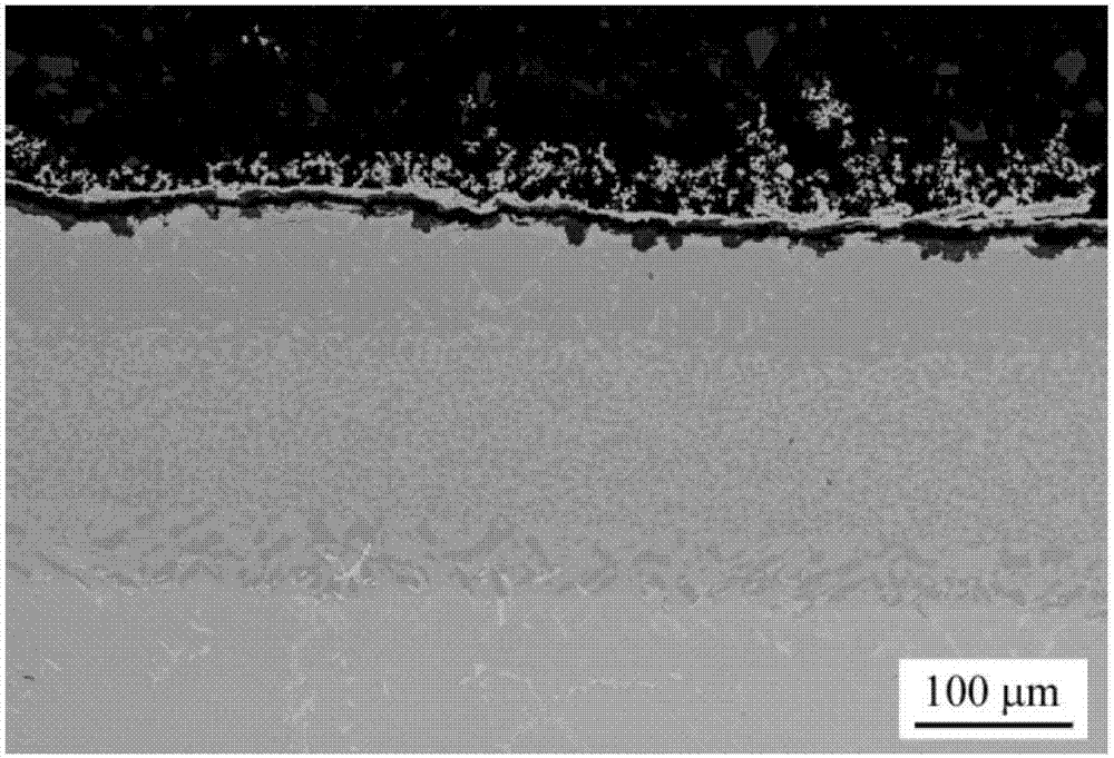 Method for predicting temperature range of high-temperature alloy coating of segment of blading of gas turbine