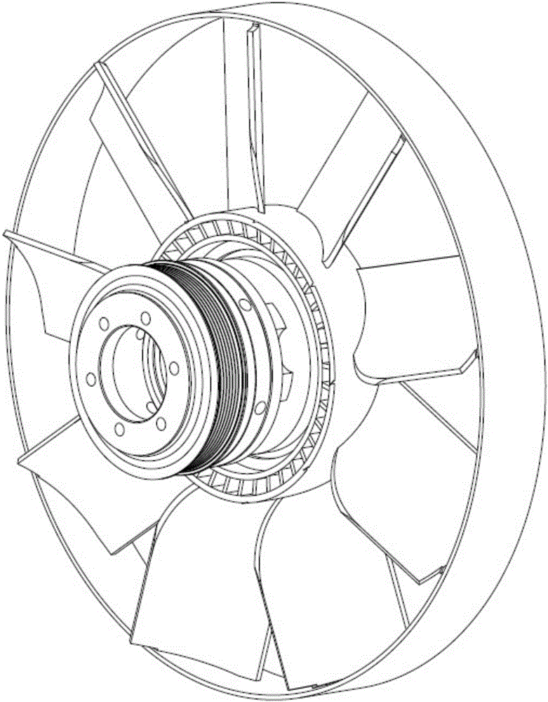 Fixed connecting piece of fan