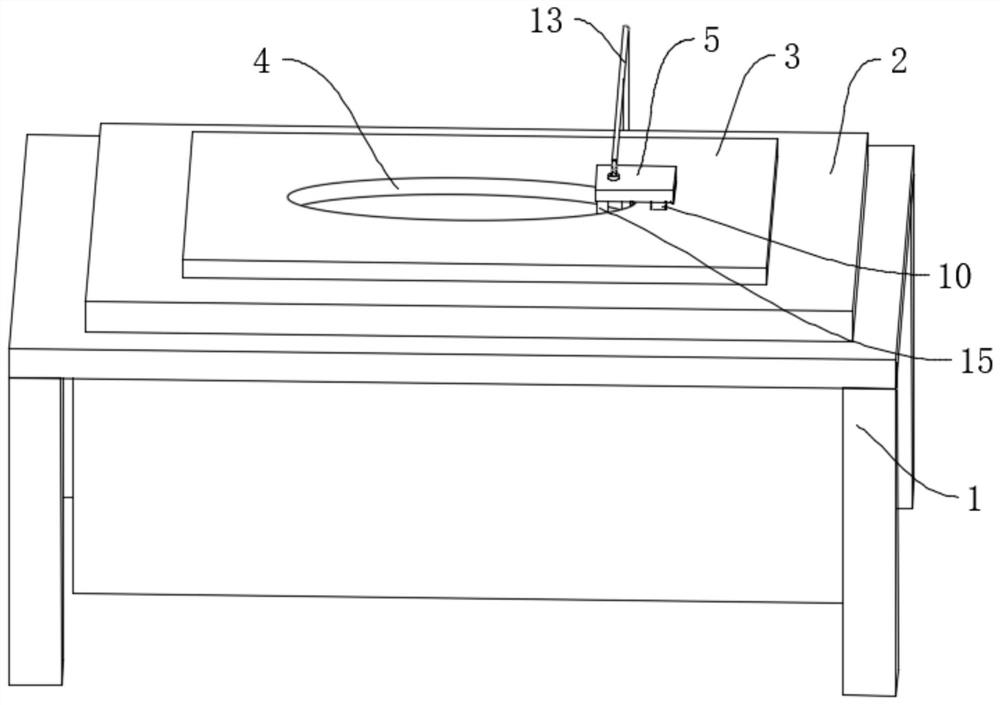 Negative-pressure cutting device for artificial fur