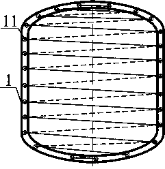 Low-temperature propellant storage tank with pressure control device