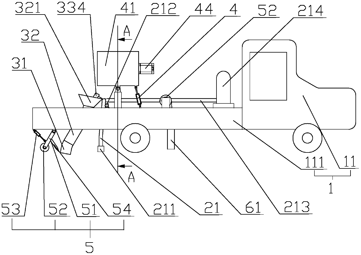 Road repair method and road repair truck