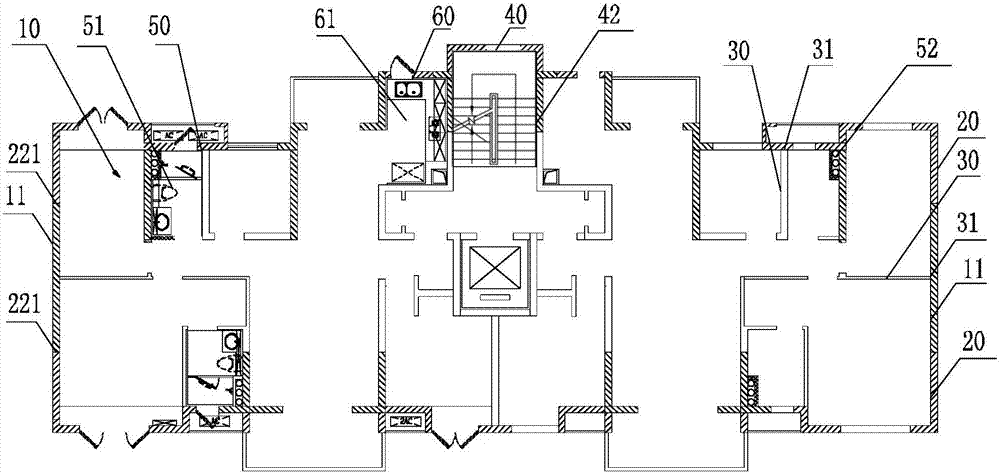 Energy saving and environmental friendly industrialization commercial housing