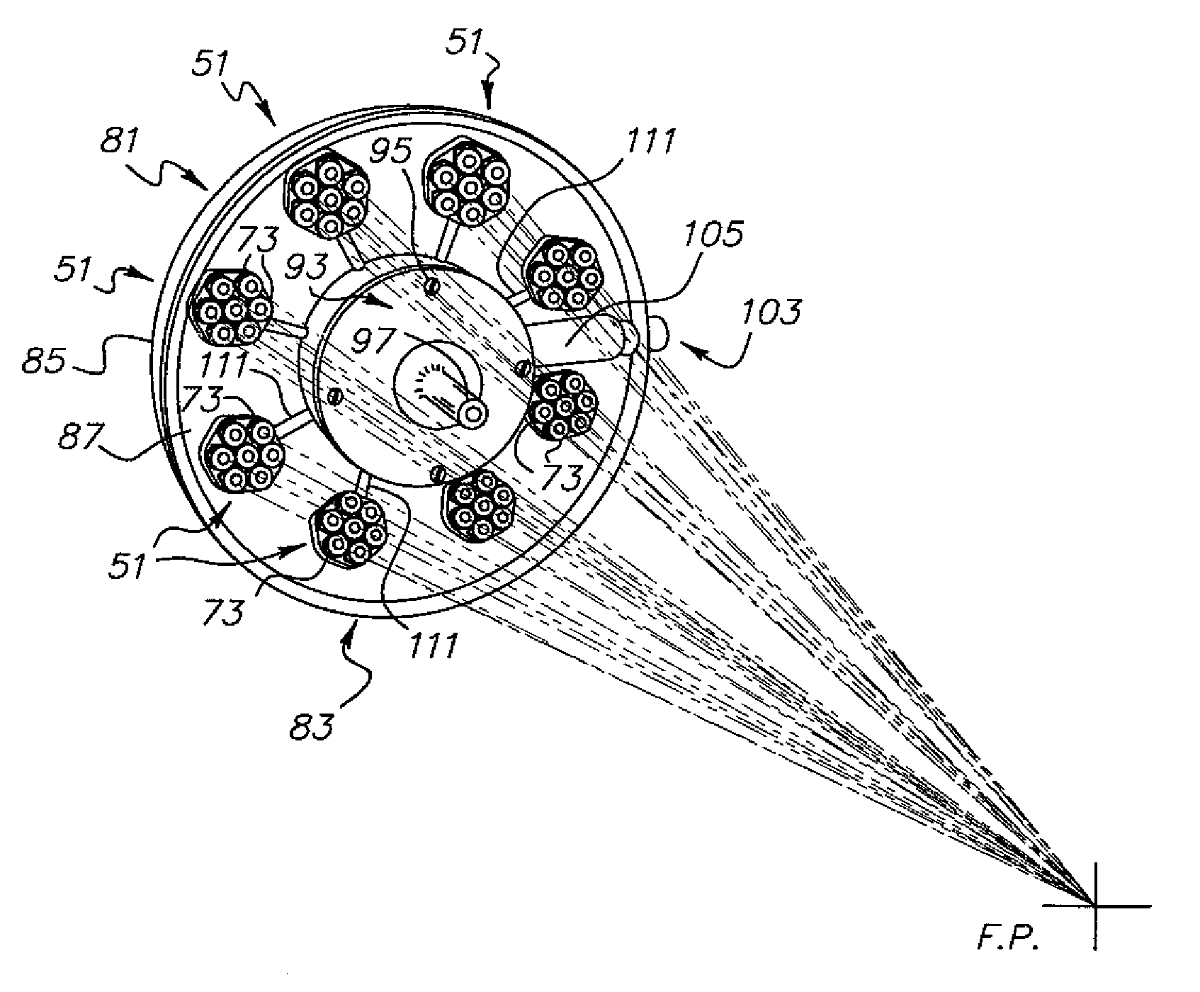 LED lighting assembly and lamp utilizing same