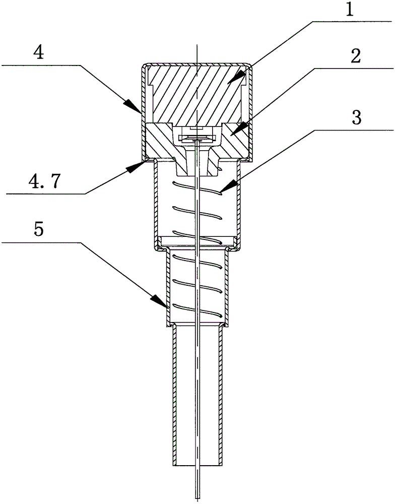 Gas stove equipped with anti-dry device