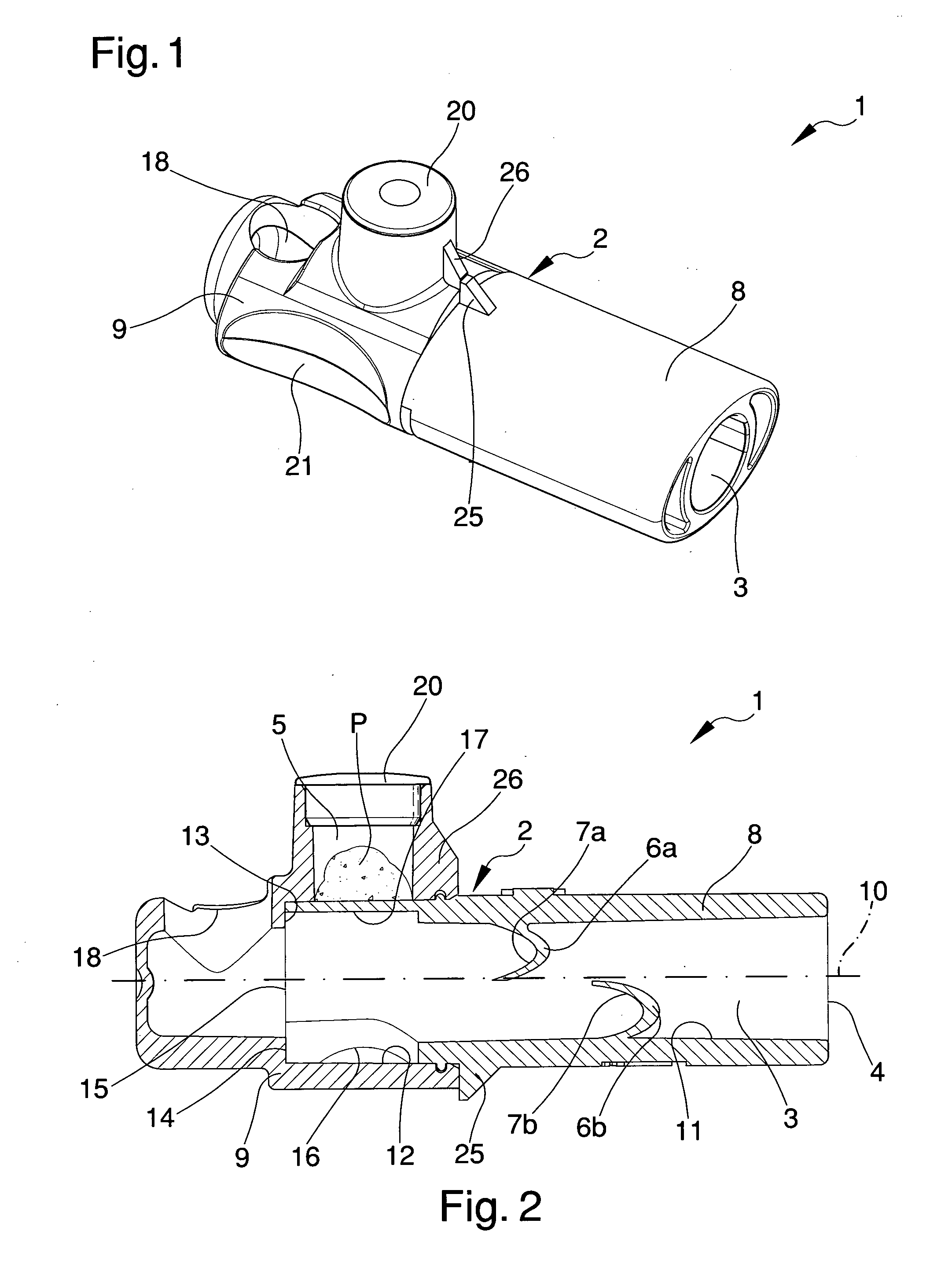 Upgraded inhalator for powder preparations