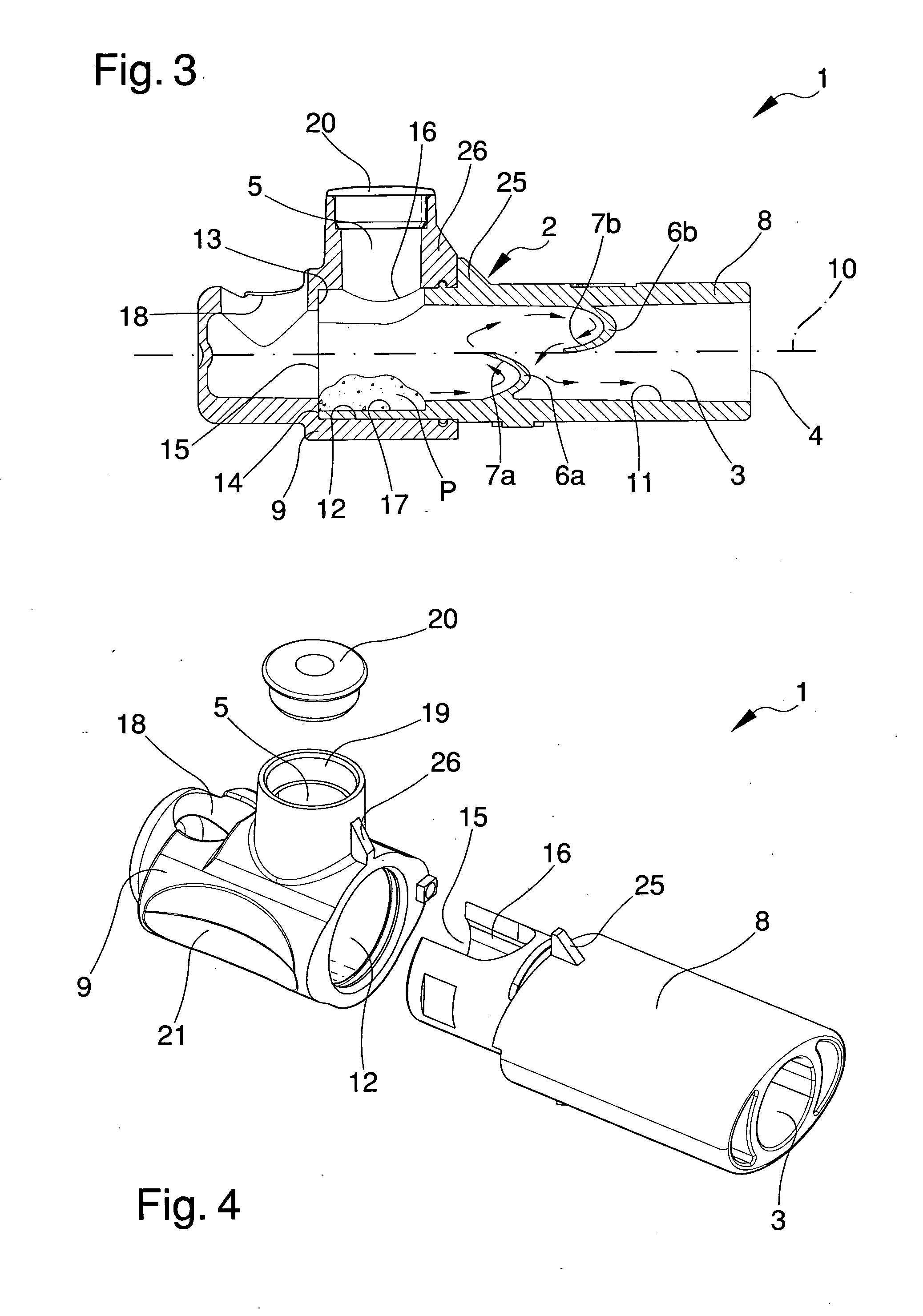 Upgraded inhalator for powder preparations