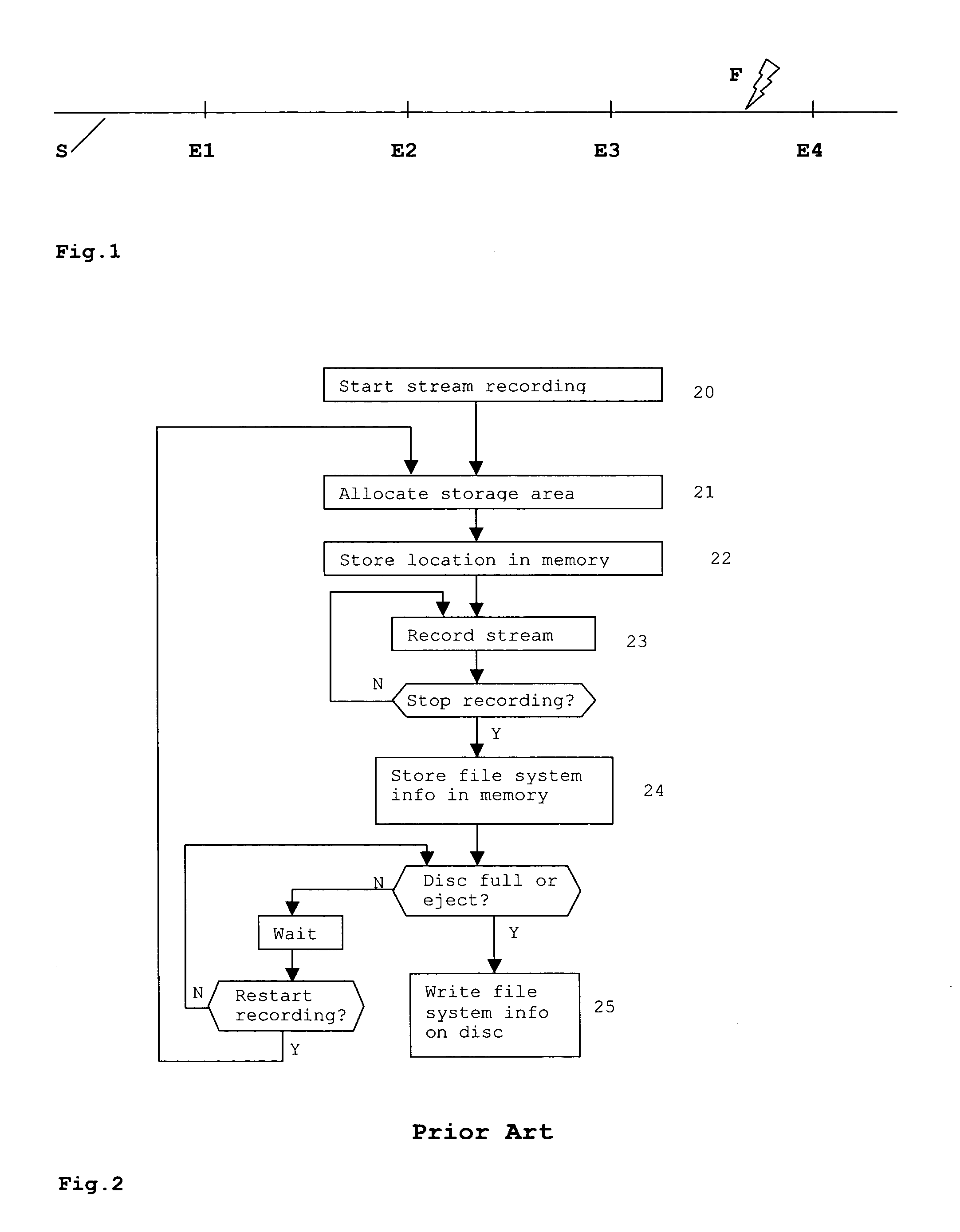 Method and apparatus for recording data and recovering recorded data