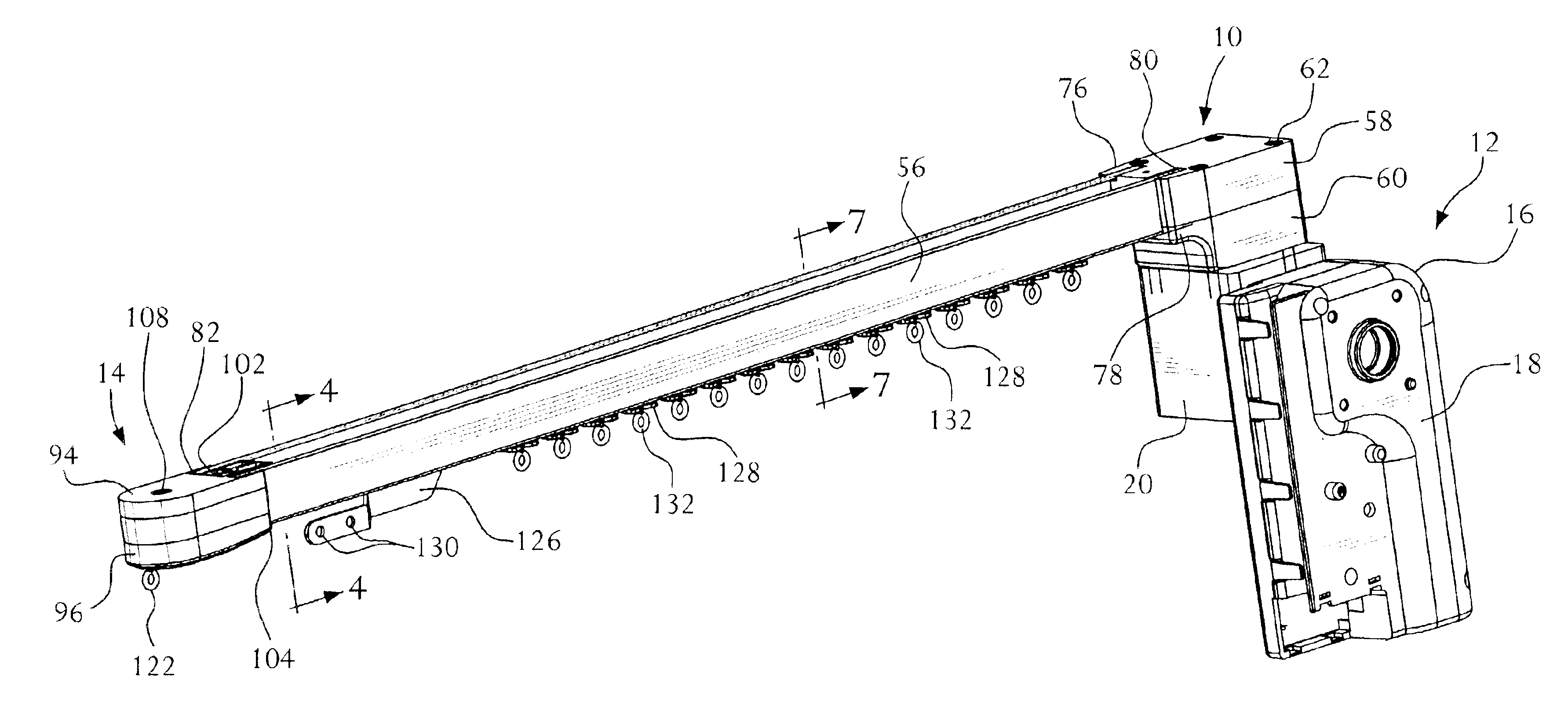 Motorized drapery pull system