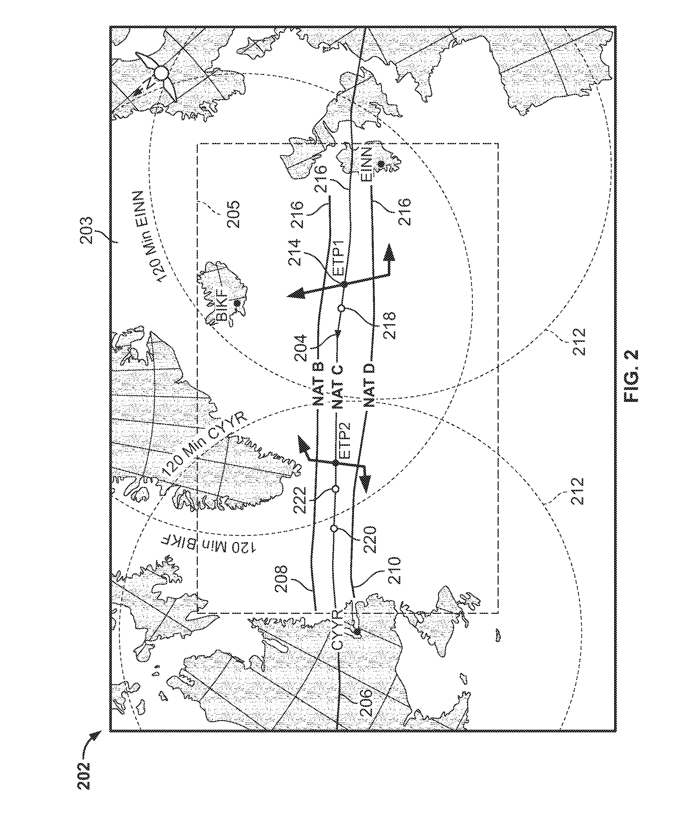 Methods and systems for displaying enroute moving maps