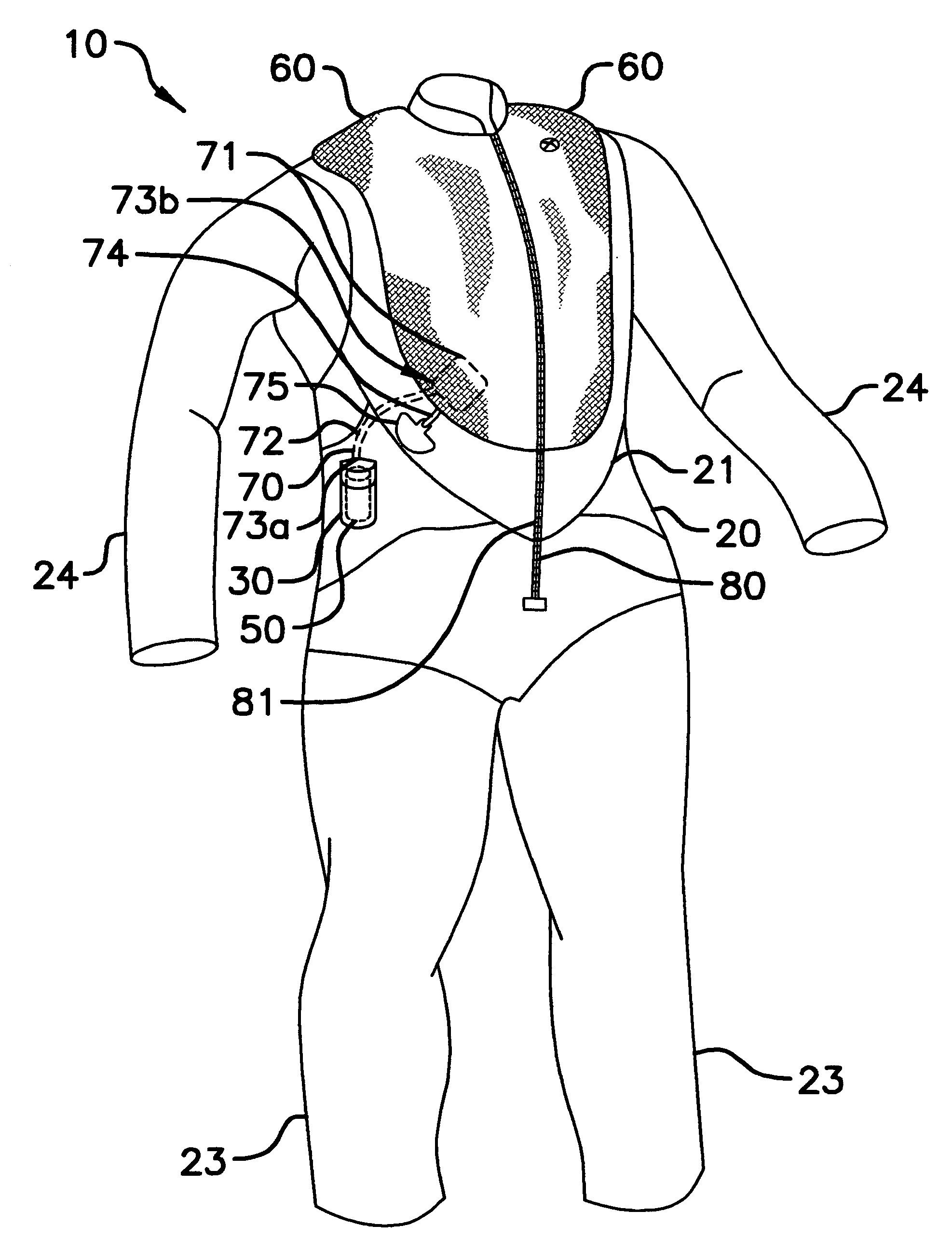 Combination wet suit and flotation device