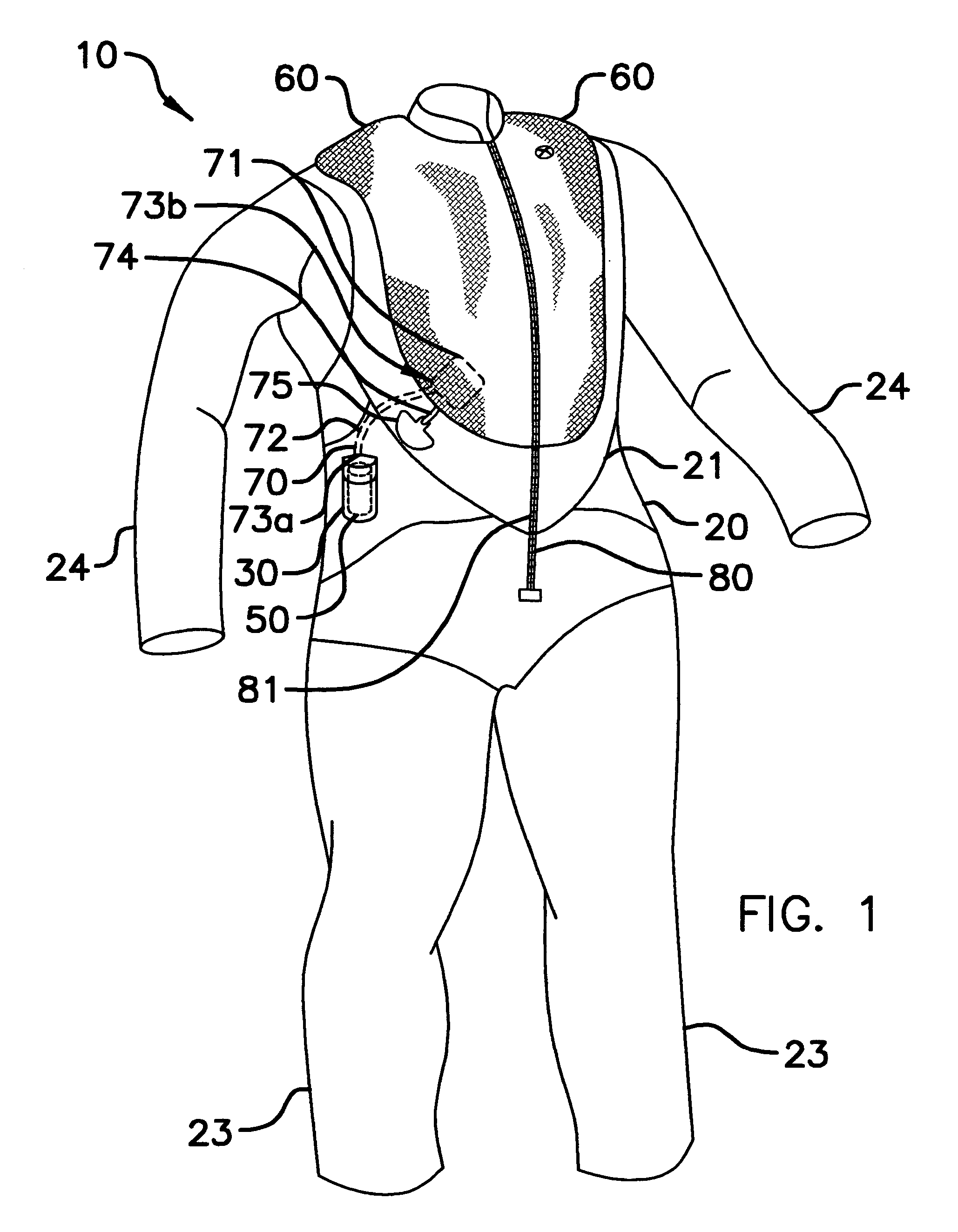 Combination wet suit and flotation device