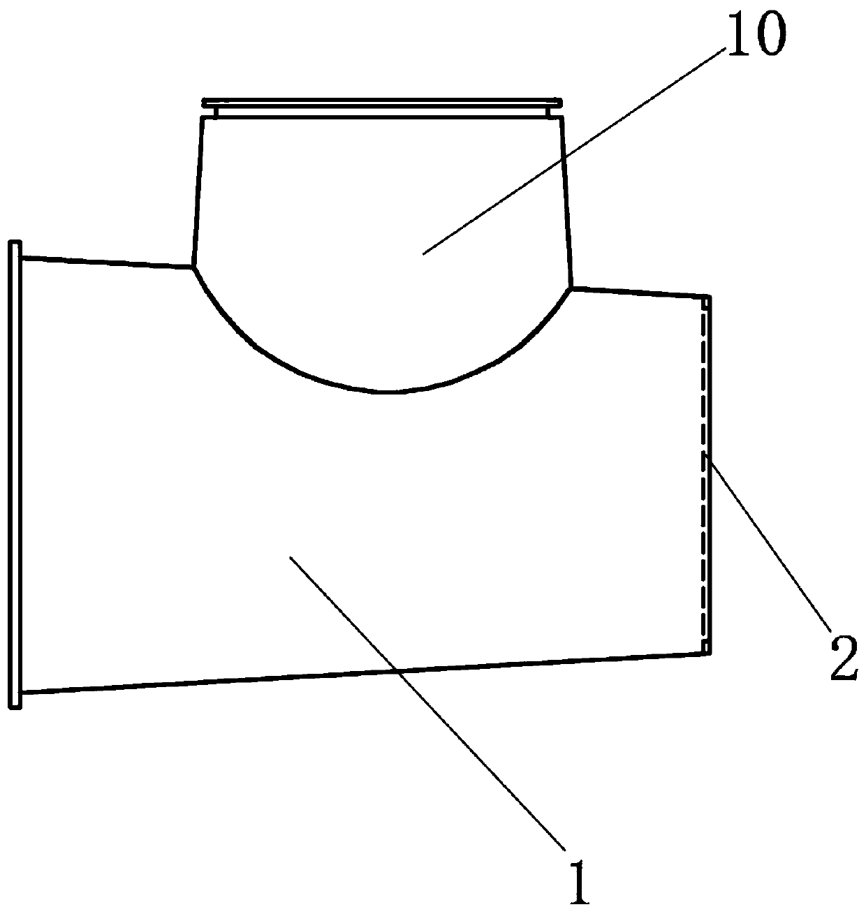 Pipeline water tank