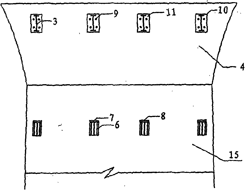 Method for casting concrete 0# block support by continuous beam cantilever