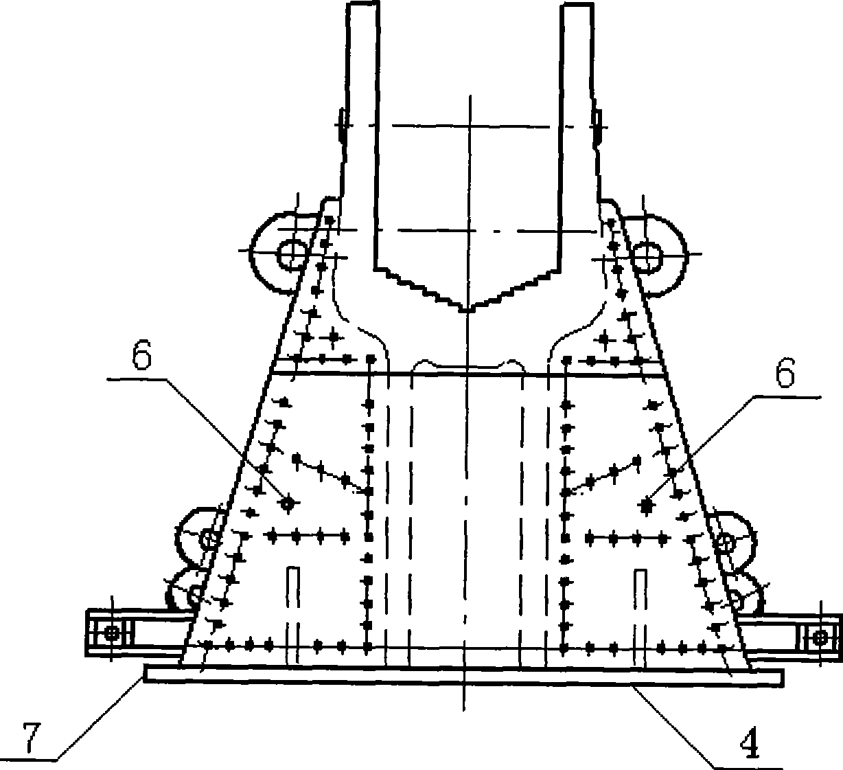 Method for processing main cable saddle of suspension bridge